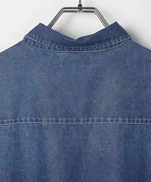 BAYFLOW(ベイフロー)の「【接触冷感】デニムシャツ(シャツ/ブラウス・メンズ・スカイブルー/ブルー・LARGE/MEDIUM)」の20枚目の写真