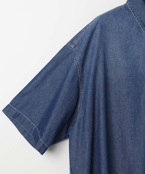 BAYFLOW(ベイフロー)の「【接触冷感】デニムシャツ(シャツ/ブラウス・メンズ・スカイブルー/ブルー・LARGE/MEDIUM)」の22枚目の写真