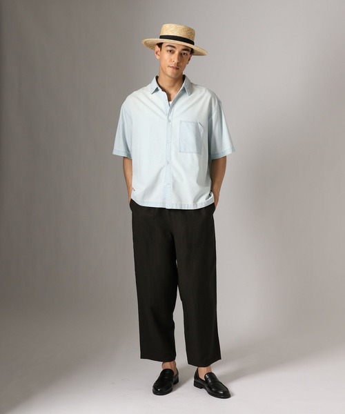 BAYFLOW(ベイフロー)の「【接触冷感】デニムシャツ(シャツ/ブラウス・メンズ・スカイブルー/ブルー・LARGE/MEDIUM)」の11枚目の写真