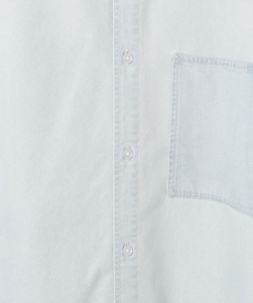 BAYFLOW(ベイフロー)の「【接触冷感】デニムシャツ(シャツ/ブラウス・メンズ・スカイブルー/ブルー・LARGE/MEDIUM)」の14枚目の写真