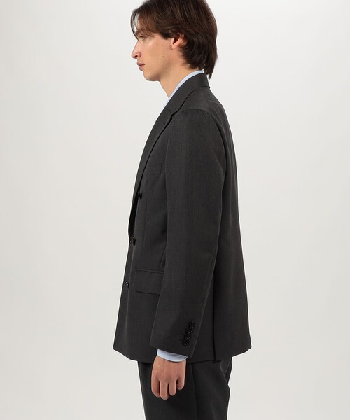 TOMORROWLAND (トゥモローランド)の「シルクモヘヤトロピカル ダブルブレステッド6Bジャケット(テーラードジャケット・メンズ・チャコールグレー・48/50/44/46)」の5枚目の写真