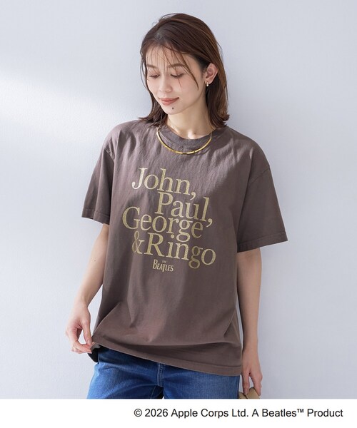 UNTITLED（アンタイトル）の「【THE BEATLES】GOOD ROCK SPEED Tシャツ（Tシャツ/カットソー・レディース・ダークブラウン・02）」の3枚目の写真