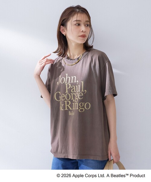 UNTITLED（アンタイトル）の「【THE BEATLES】GOOD ROCK SPEED Tシャツ（Tシャツ/カットソー・レディース・ダークブラウン・02）」の4枚目の写真