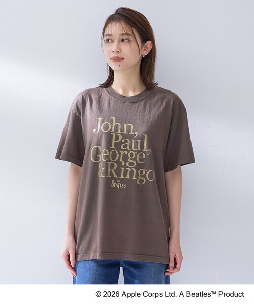 UNTITLED（アンタイトル）の「【THE BEATLES】GOOD ROCK SPEED Tシャツ（Tシャツ/カットソー・レディース・ダークブラウン・02）」の7枚目の写真