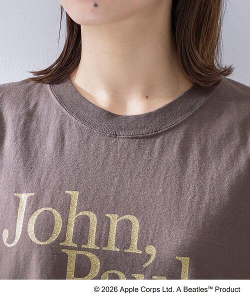 UNTITLED（アンタイトル）の「【THE BEATLES】GOOD ROCK SPEED Tシャツ（Tシャツ/カットソー・レディース・ダークブラウン・02）」の10枚目の写真