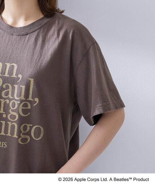 UNTITLED（アンタイトル）の「【THE BEATLES】GOOD ROCK SPEED Tシャツ（Tシャツ/カットソー・レディース・ダークブラウン・02）」の11枚目の写真