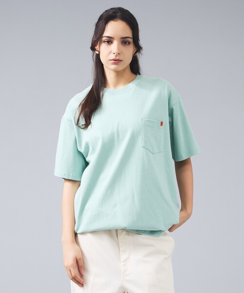 UNIVERSAL OVERALL(ユニバーサルオーバーオール)の「【UNIVERSAL OVERALL/ユニバーサルオーバーオール】POCKET TEE / ワンポイントロゴポケットクルーネックTシャツ/U2613219G(Tシャツ/カットソー・メンズ・ブラック/ブルー系その他/グリーン系その他/ネイビー/ホワイト系その他/ホワイト・L/M)」の5枚目の写真