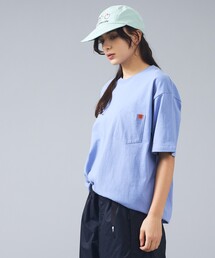 UNIVERSAL OVERALL | 【UNIVERSAL OVERALL/ユニバーサルオーバーオール】POCKET TEE / ワンポイントロゴポケットクルーネックTシャツ/U2613219G(Tシャツ/カットソー)