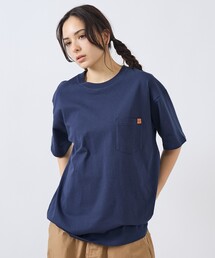 【UNIVERSAL OVERALL/ユニバーサルオーバーオール】POCKET  TEE / ワンポイントロゴポケットクルーネックTシャツ/U2613219G