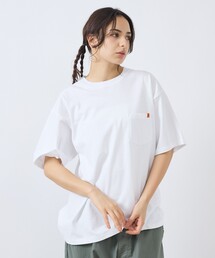 UNIVERSAL OVERALL | 【UNIVERSAL OVERALL/ユニバーサルオーバーオール】POCKET TEE / ワンポイントロゴポケットクルーネックTシャツ/U2613219G(Tシャツ/カットソー)
