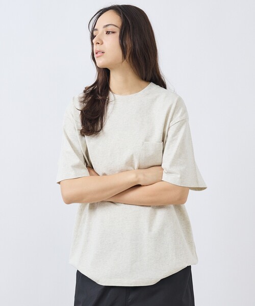 UNIVERSAL OVERALL(ユニバーサルオーバーオール)の「【UNIVERSAL OVERALL/ユニバーサルオーバーオール】POCKET TEE / ワンポイントロゴポケットクルーネックTシャツ/U2613219G(Tシャツ/カットソー・メンズ・ブラック/ブルー系その他/グリーン系その他/ネイビー/ホワイト系その他/ホワイト・L/M)」の16枚目の写真