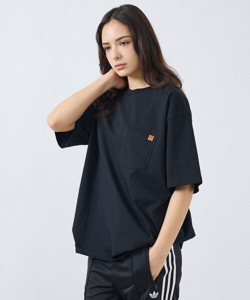 UNIVERSAL OVERALL(ユニバーサルオーバーオール)の「【UNIVERSAL OVERALL/ユニバーサルオーバーオール】POCKET TEE / ワンポイントロゴポケットクルーネックTシャツ/U2613219G(Tシャツ/カットソー・メンズ・ブラック/ブルー系その他/グリーン系その他/ネイビー/ホワイト系その他/ホワイト・L/M)」の9枚目の写真