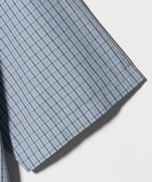 BEAUTY&YOUTH UNITED ARROWS（ビューティーアンドユースユナイテッドアローズ）の「チェック ショートスリーブ レギュラー シャツ FORM型（シャツ/ブラウス・メンズ・ライトブルー/ブラック/ベージュ・XL/M/L/S）」の15枚目の写真