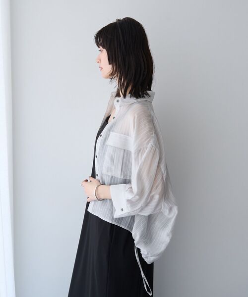YECCA VECCA(イェッカヴェッカ)の「【2点SET】ミリタリーシアーシャツセットキャミワンピース(ワンピース・レディース・ベージュ/チャコールグレー/ブラック・FREE)」の17枚目の写真