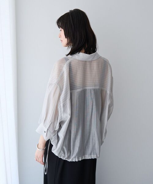 YECCA VECCA(イェッカヴェッカ)の「【2点SET】ミリタリーシアーシャツセットキャミワンピース(ワンピース・レディース・ベージュ/チャコールグレー/ブラック・FREE)」の18枚目の写真