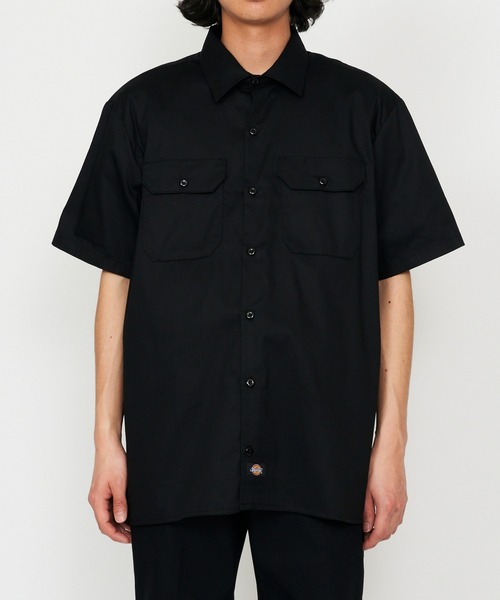 Dickies（ディッキーズ）の「Dickies/ディッキーズ ショートスリーブ プロワークシャツ半袖（シャツ/ブラウス・メンズ・サンドベージュ/チャコールグレー/ブラック/ネイビー・LARGE/MEDIUM/SMALL/X-LARGE）」の15枚目の写真