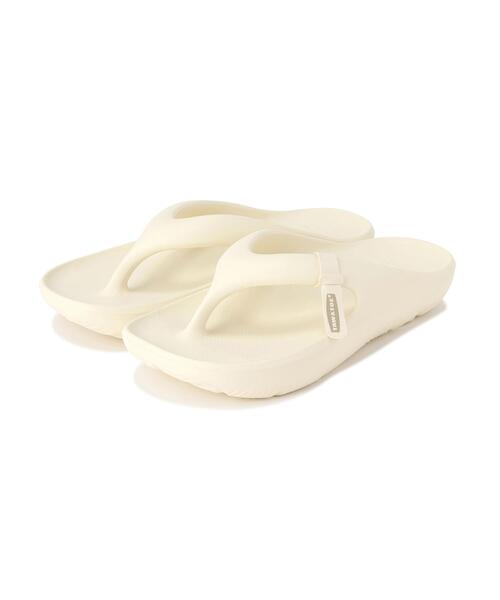 TAW&TOE(トーアンドトー)の「TAW&TOE/トーアンドトー/ZEROVITY Flip Flop Sport(サンダル・レディース・ブラック/アイボリー系・24/26/25/27/28/23)」の2枚目の写真