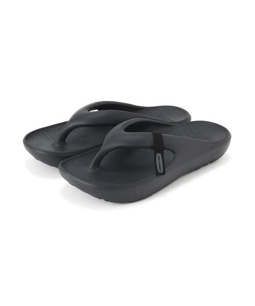 TAW&TOE(トーアンドトー)の「TAW&TOE/トーアンドトー/ZEROVITY Flip Flop Sport(サンダル・レディース・ブラック/アイボリー系・24/26/25/27/28/23)」の1枚目の写真