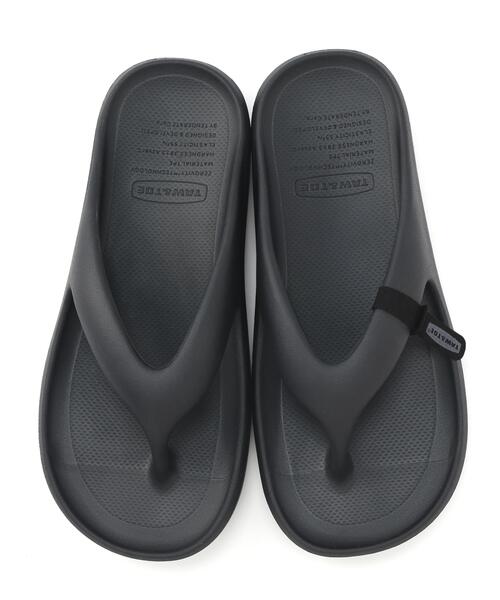 TAW&TOE(トーアンドトー)の「TAW&TOE/トーアンドトー/ZEROVITY Flip Flop Sport(サンダル・レディース・ブラック/アイボリー系・24/26/25/27/28/23)」の9枚目の写真