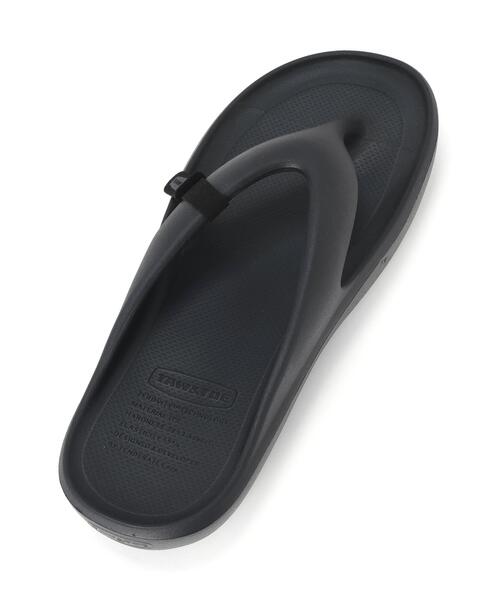 TAW&TOE(トーアンドトー)の「TAW&TOE/トーアンドトー/ZEROVITY Flip Flop Sport(サンダル・レディース・ブラック/アイボリー系・24/26/25/27/28/23)」の7枚目の写真