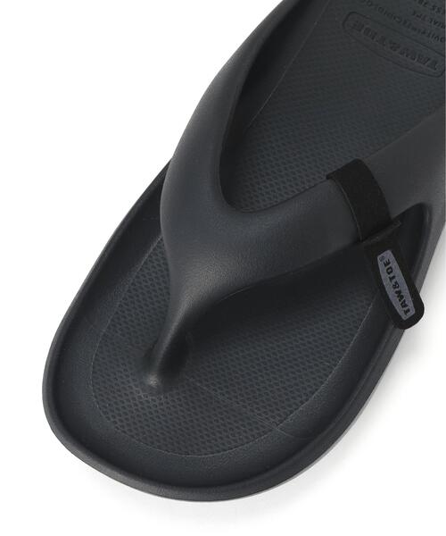 TAW&TOE(トーアンドトー)の「TAW&TOE/トーアンドトー/ZEROVITY Flip Flop Sport(サンダル・レディース・ブラック/アイボリー系・24/26/25/27/28/23)」の6枚目の写真