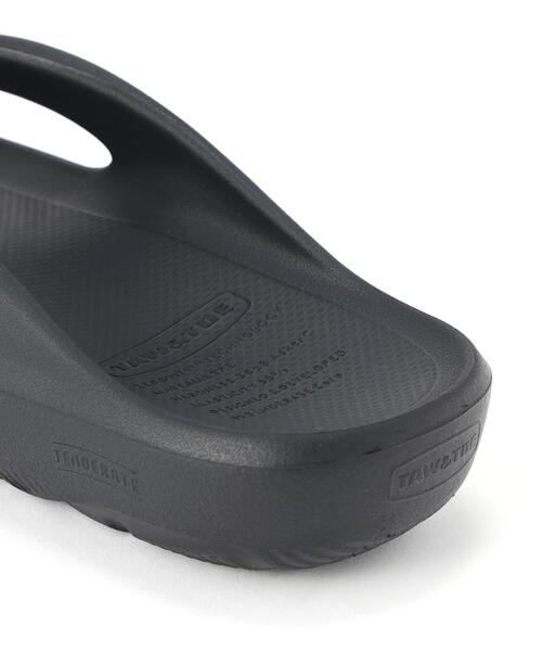 TAW&TOE(トーアンドトー)の「TAW&TOE/トーアンドトー/ZEROVITY Flip Flop Sport(サンダル・レディース・ブラック/アイボリー系・24/26/25/27/28/23)」の3枚目の写真