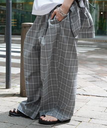 ジャーナルスタンダード ラックス journal standard luxe イージーニットパンツ チャコーグレー┃秋冬 フレア ワイド【2400014864809】 Print ワイドeasyパンツ（その他パンツ）｜journal standard luxe