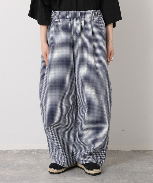 JOURNAL STANDARD LUXE(ジャーナルスタンダード ラックス)の「サッカーワイドイージーパンツ(その他パンツ・レディース・ブラック/ネイビー・SMALL/MEDIUM)」の17枚目の写真