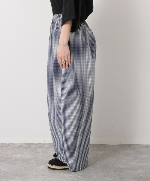 JOURNAL STANDARD LUXE(ジャーナルスタンダード ラックス)の「サッカーワイドイージーパンツ(その他パンツ・レディース・ブラック/ネイビー・SMALL/MEDIUM)」の18枚目の写真
