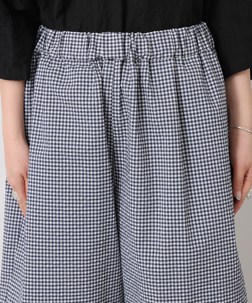 JOURNAL STANDARD LUXE(ジャーナルスタンダード ラックス)の「サッカーワイドイージーパンツ(その他パンツ・レディース・ブラック/ネイビー・SMALL/MEDIUM)」の20枚目の写真