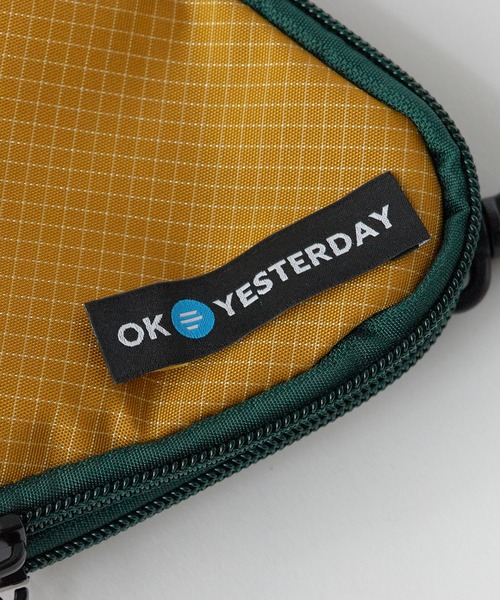 OK YESTERDAY(オッケーイエスタデイ)の「OK YESTERDAY / オーケー イエスタデイ リップストップミニポーチ 秋 秋服 2026年秋冬(ボディバッグ/ウエストポーチ・メンズ・ブラック/ブルー/グリーン/イエロー/オレンジ・FREE)」の16枚目の写真