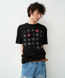 THEVINYLHOUSE（ザバイニルハウス）の「FADED STAR TEE BLACK（Tシャツ/カットソー）」