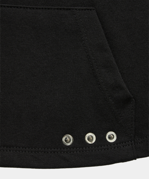 ETRE AU SOMMET(エトレオソメ)の「Zipper Halter Turtleneck Point Pocket Hoodie (Black)(Tシャツ/カットソー・レディース・ブラック・2/1)」の11枚目の写真