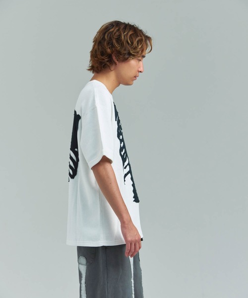 VANSON(ヴァンソン)の「VANSON/RITZ-サーマルSSTEE(Tシャツ/カットソー・メンズ・ブラック/ホワイト・M/L/XL)」の5枚目の写真