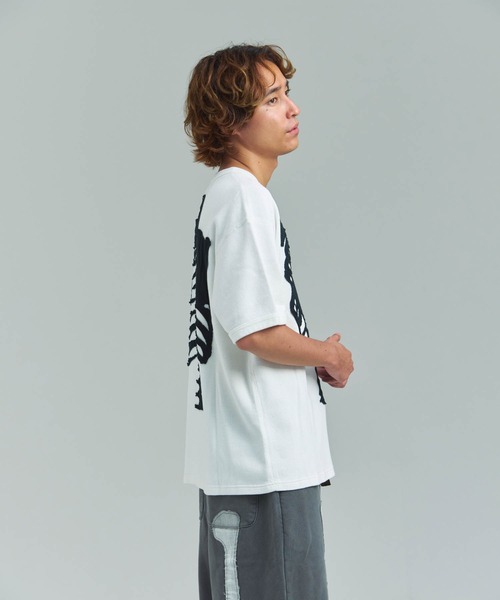 VANSON(ヴァンソン)の「VANSON/RITZ-サーマルSSTEE(Tシャツ/カットソー・メンズ・ブラック/ホワイト・M/L/XL)」の7枚目の写真