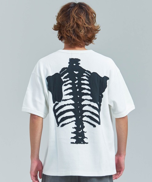 VANSON(ヴァンソン)の「VANSON/RITZ-サーマルSSTEE(Tシャツ/カットソー・メンズ・ブラック/ホワイト・M/L/XL)」の8枚目の写真