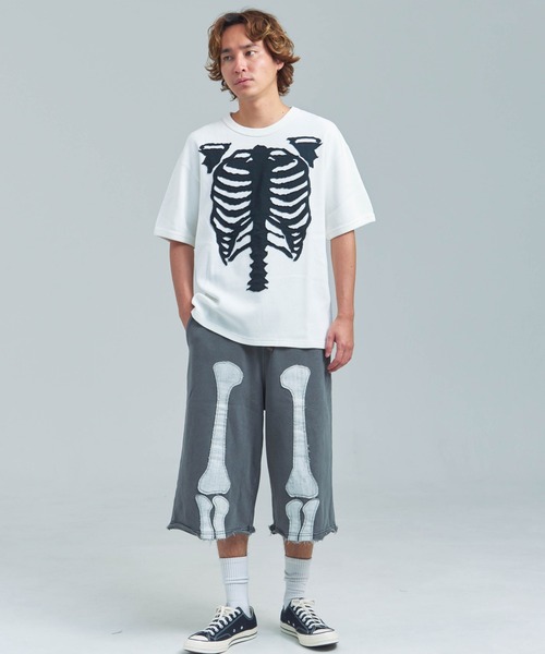 VANSON(ヴァンソン)の「VANSON/RITZ-サーマルSSTEE(Tシャツ/カットソー・メンズ・ブラック/ホワイト・M/L/XL)」の12枚目の写真