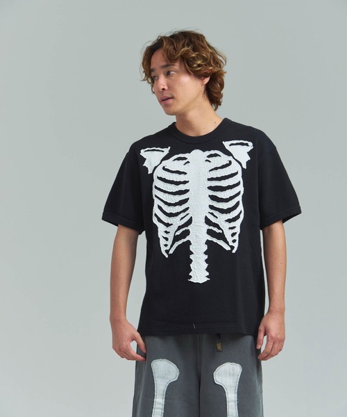 VANSON(ヴァンソン)の「VANSON/RITZ-サーマルSSTEE(Tシャツ/カットソー・メンズ・ブラック/ホワイト・M/L/XL)」の21枚目の写真