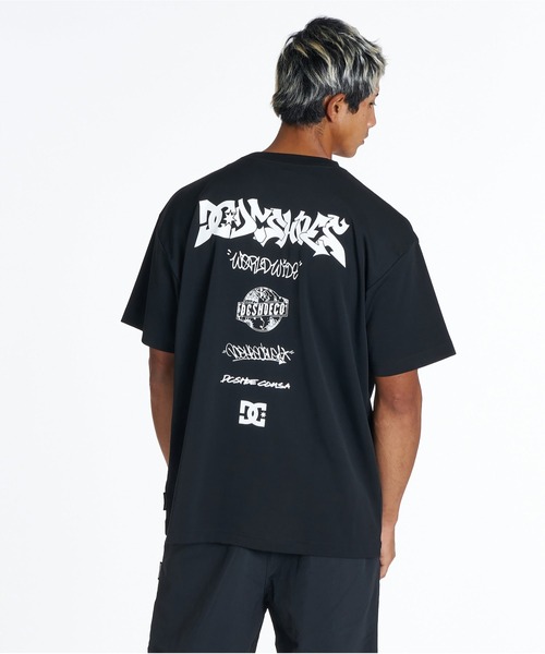 DC SHOES(ディーシーシューズ)の「DC Shoes メンズ 26 TECH GRAFFITI SS Tシャツ 【2026年夏モデル】(Tシャツ/カットソー・メンズ・ブラック・MEDIUM/LARGE/X-LARGE)」の1枚目の写真