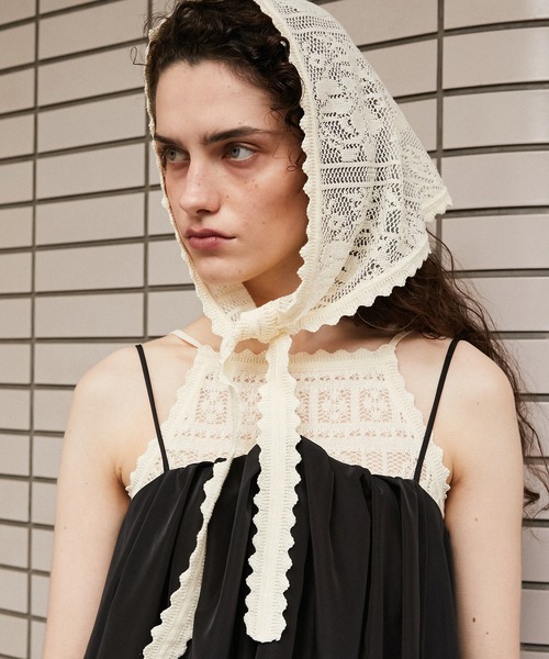 PRANK PROJECT（プランクプロジェクト）の「【2026Summer Pre-Order】クロシェライクキャミ / Crochet-Style Camisole（キャミソール・レディース・チャコールグレー/レッド/アイボリー・FREE）」の11枚目の写真