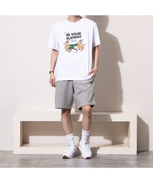 Reebok（リーボック）の「クラブ グラフィック Tシャツ / CLUB GRAPHIC TEE（Tシャツ/カットソー・メンズ・ブルー/グレー/ホワイト・X-LARGE/SMALL/MEDIUM/LARGE）」の6枚目の写真