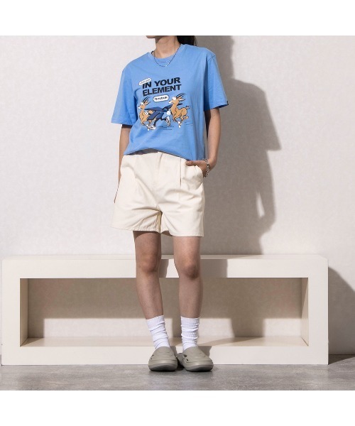 Reebok（リーボック）の「クラブ グラフィック Tシャツ / CLUB GRAPHIC TEE（Tシャツ/カットソー・メンズ・ブルー/グレー/ホワイト・X-LARGE/SMALL/MEDIUM/LARGE）」の7枚目の写真