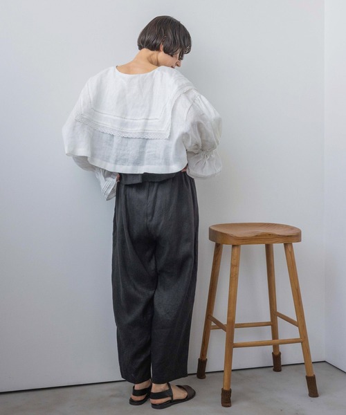 studio CLIP(スタディオクリップ)の「《natural by clip》ラミーレースボレロブラウス(シャツ/ブラウス・レディース・ホワイト/ブラック・FREE)」の14枚目の写真