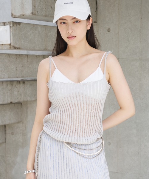 SOEMIN（ソミン）の「Pearl chain belt／パールチェーンベルト（ベルト・レディース・シルバー・FREE）」の13枚目の写真