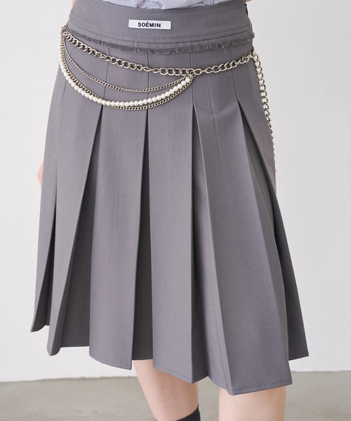 SOEMIN（ソミン）の「Pearl chain belt／パールチェーンベルト（ベルト・レディース・シルバー・FREE）」の17枚目の写真
