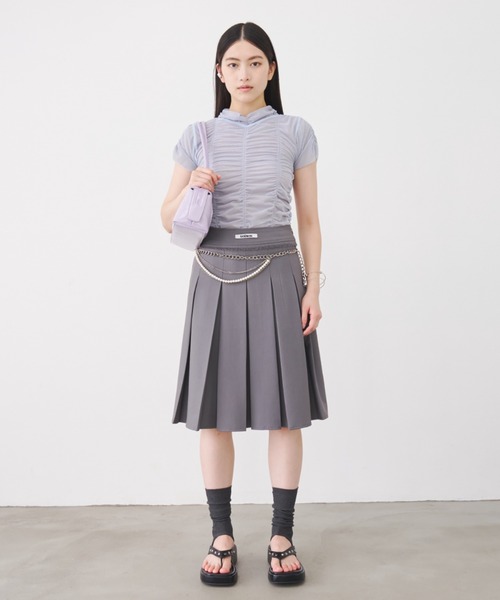 SOEMIN（ソミン）の「Pearl chain belt／パールチェーンベルト（ベルト・レディース・シルバー・FREE）」の15枚目の写真