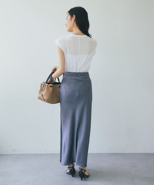 La boutique BonBon(ラブティックボンボン)の「【ヴィオラドーロ】ラフィア調シートトートバッグ(かごバッグ・レディース・ブラック・FREE)」の9枚目の写真
