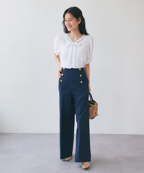 La boutique BonBon(ラブティックボンボン)の「【ヴィオラドーロ】ラフィア調シートトートバッグ(かごバッグ・レディース・ブラック・FREE)」の11枚目の写真