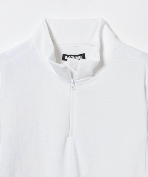 BEAMS GOLF(ビームスゴルフ)の「〈WOMEN〉B.G.THREE / ALL-TIME グリッド ハーフジップ プルオーバー(LV.3)(スウェット・レディース・ブラック/ホワイト/ネイビー・MEDIUM/LARGE)」の5枚目の写真