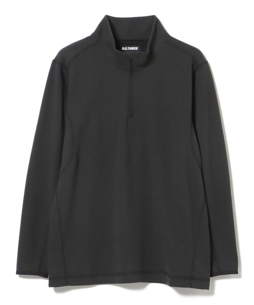 BEAMS GOLF(ビームスゴルフ)の「〈WOMEN〉B.G.THREE / ALL-TIME グリッド ハーフジップ プルオーバー(LV.3)(スウェット・レディース・ブラック/ホワイト/ネイビー・MEDIUM/LARGE)」の11枚目の写真
